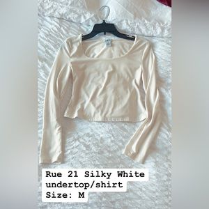 Rue 21 white/cream blouse top